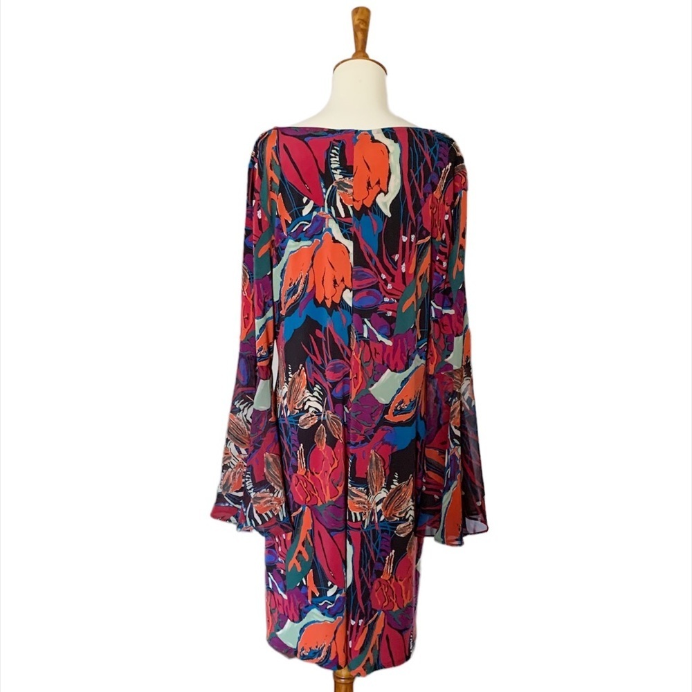 Ivy Road Floral Shift Dress‎ Size 1X Multi Color - Picture 6 of 6